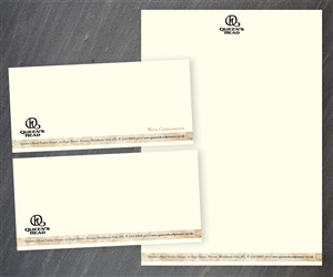 Stationery Design by see why for Queen's Head | Design: #3697146