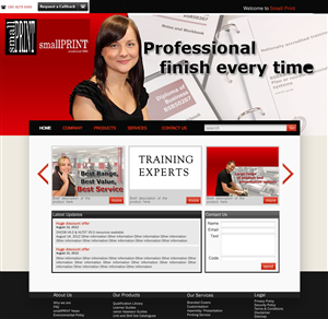 Web Design by WirePaper for this project | Design: #975439