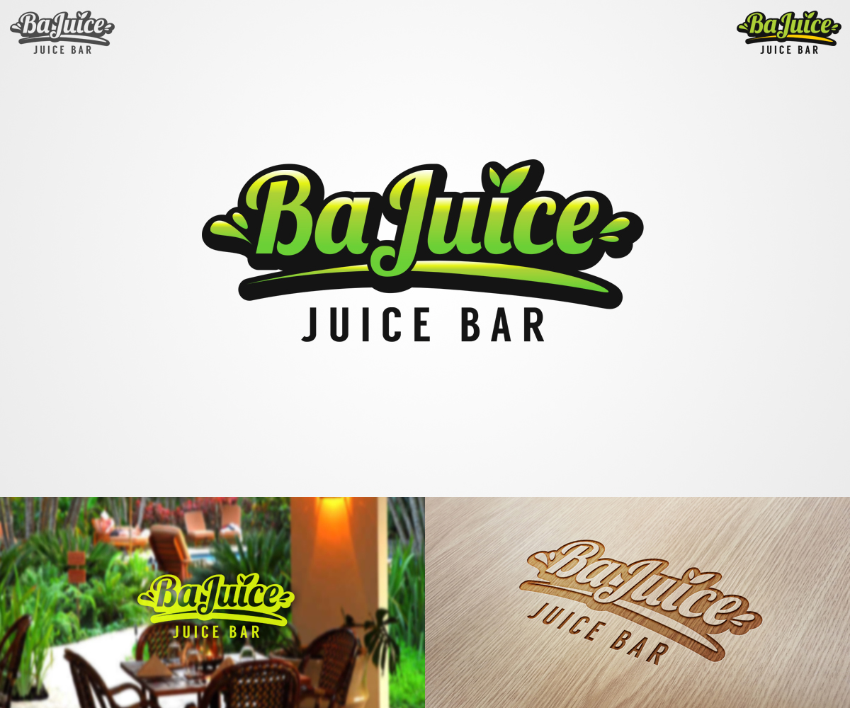 Logo Design by Lello for Bajuice juice bar | Design #3807318