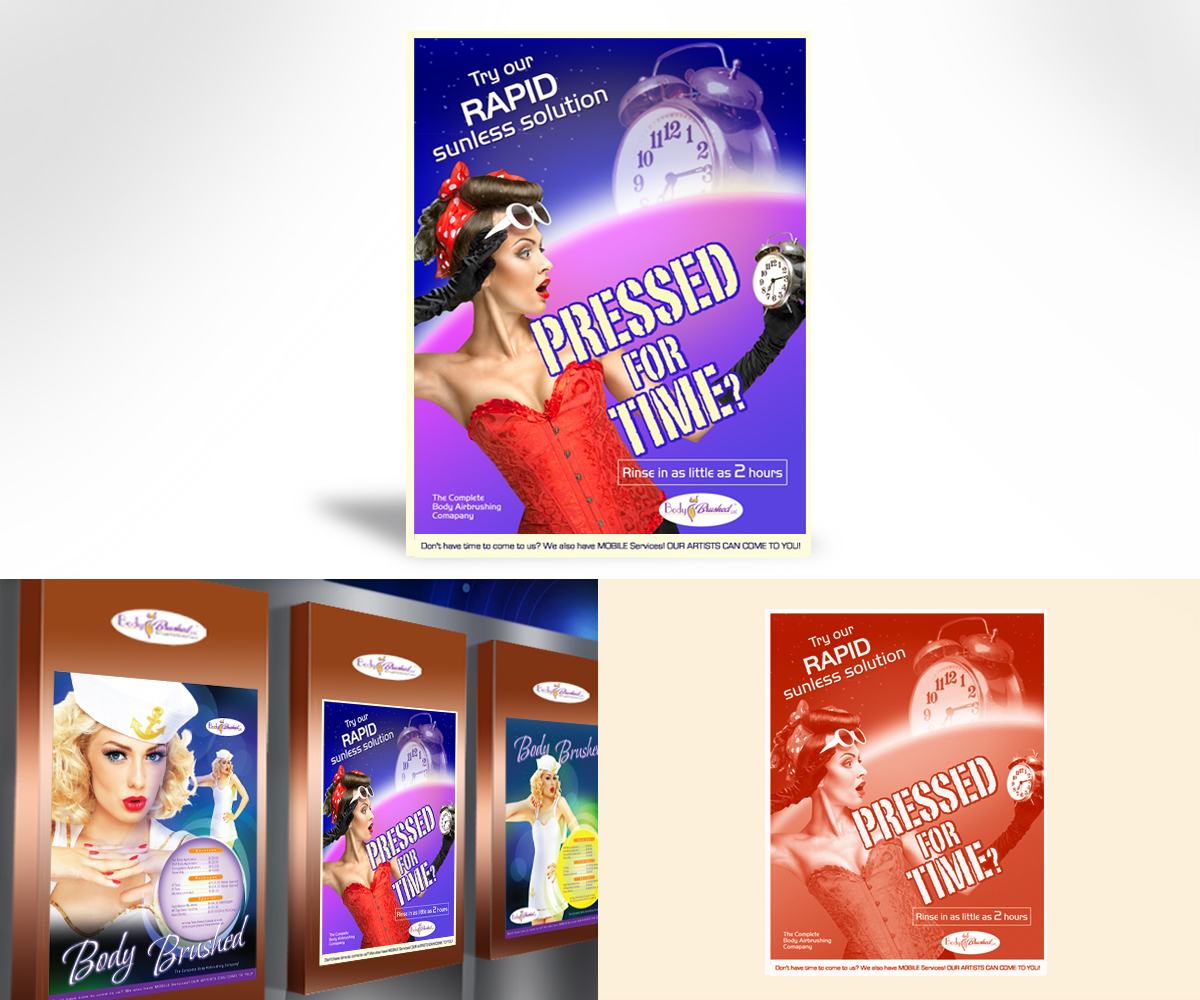 Poster Design by viccap2002 for Body Brushed LLC | Design #3802279