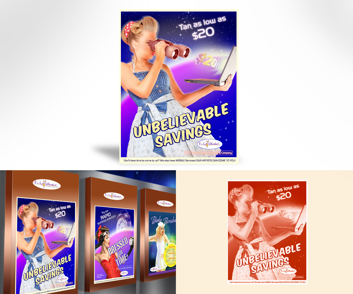 Poster Design by viccap2002 for Body Brushed LLC | Design #3803527