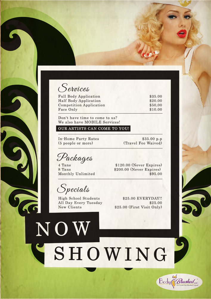 Design de Poster par Culine Naudé pour Body Brushed LLC | Design #3782644