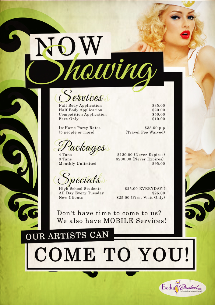 Design de Poster par Culine Naudé pour Body Brushed LLC | Design #3798950