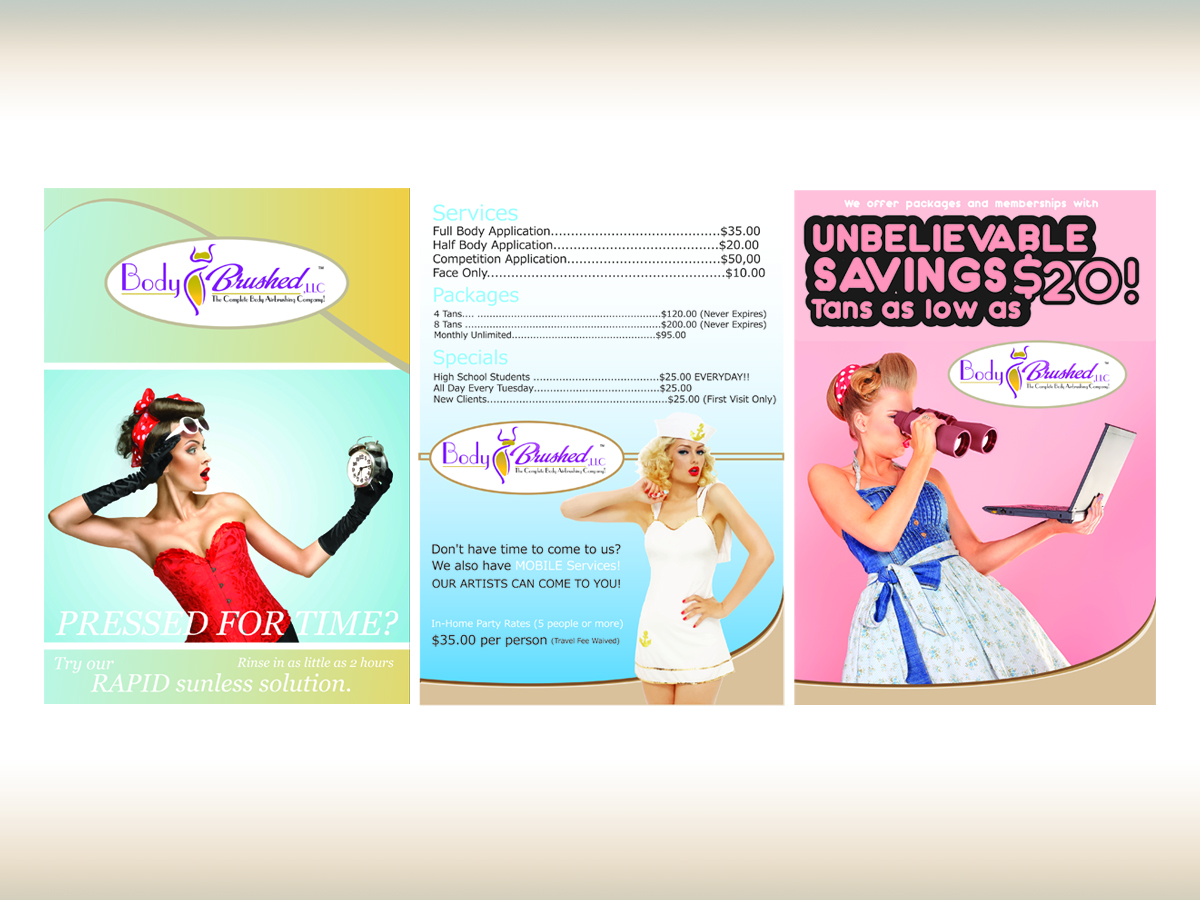Poster Design by Steven Hill for Body Brushed LLC | Design #3754256