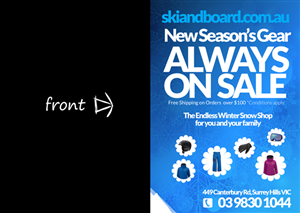 Flyer Design by an3 for Ski Sto P/L | Design: #3682242
