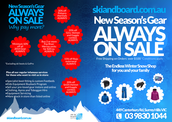 Flyer Design by an3 for Ski Sto P/L | Design: #3682256