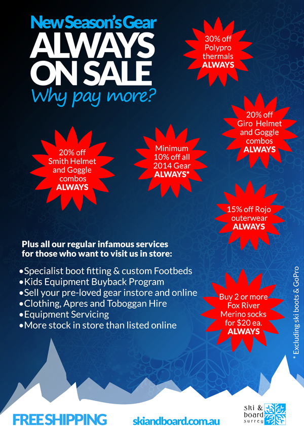 Flyer Design by an3 for Ski Sto P/L | Design #3692284