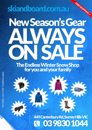 Flyer Design by an3 for Ski Sto P/L | Design: #3692306