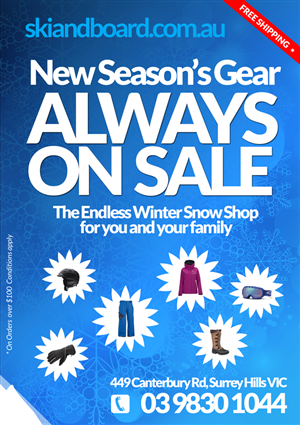 Flyer Design by an3 for Ski Sto P/L | Design: #3692848