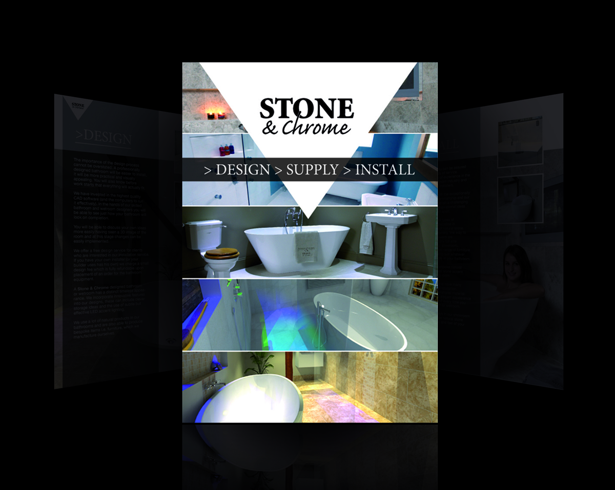 Brochure Design by Ruan Bomba8 for Stone   &  Chrome | Design #985321