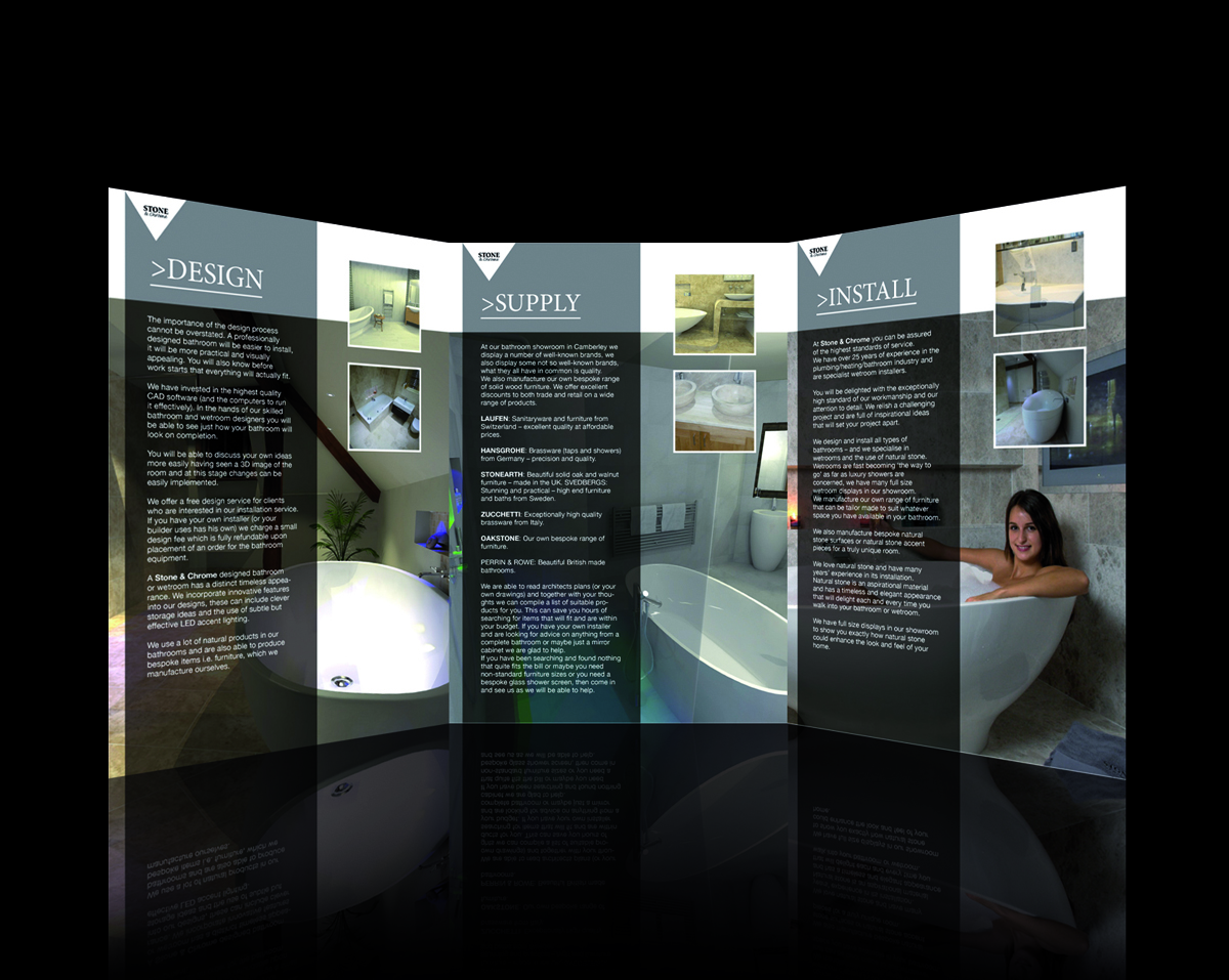 Brochure Design by Ruan Bomba8 for Stone   &  Chrome | Design #985325