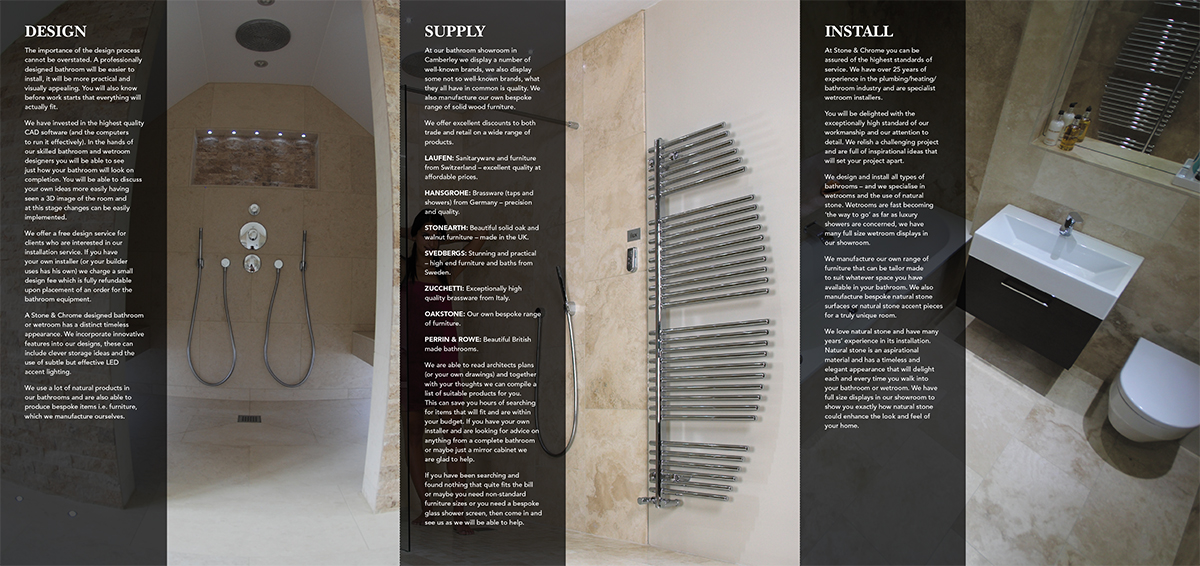 Brochure Design by peterdesign for Stone   &  Chrome | Design #984417