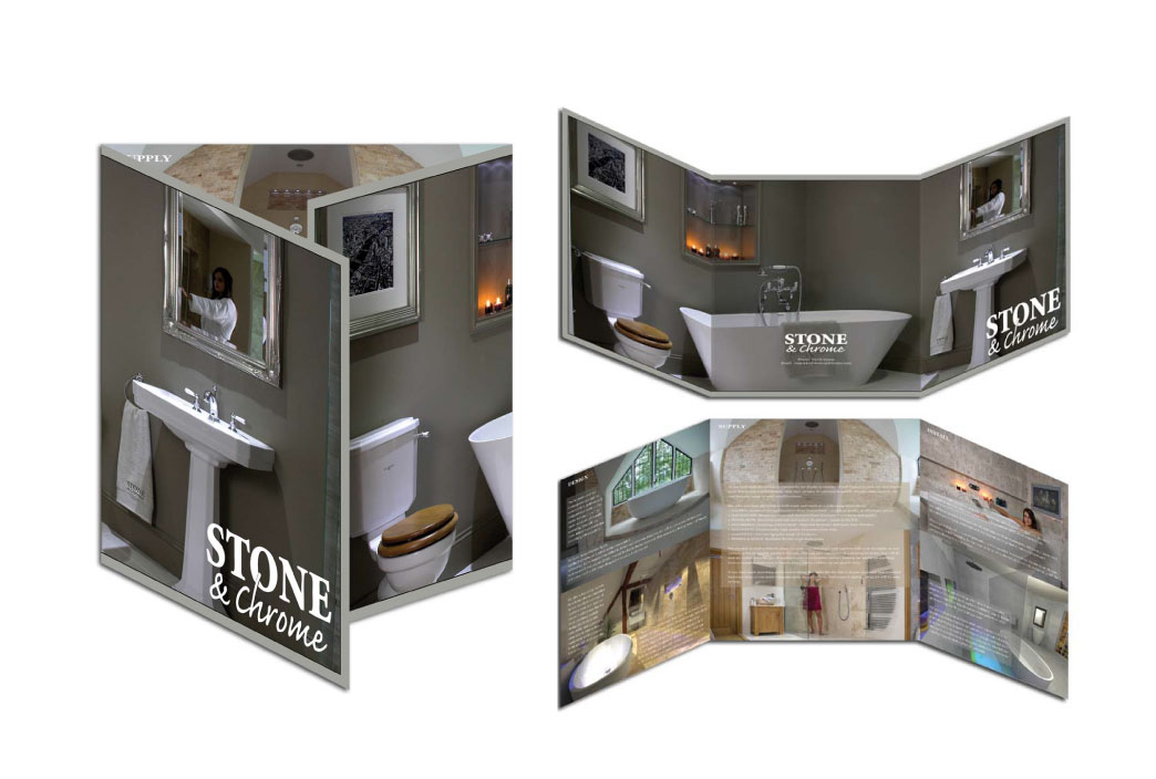 Diseño de Brochure por LG Graphic Designs para Stone   &  Chrome | Diseño #975723