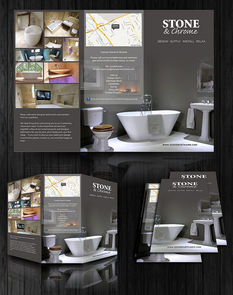 Brochure Design by lookedaeng for Stone   &  Chrome | Design #965965
