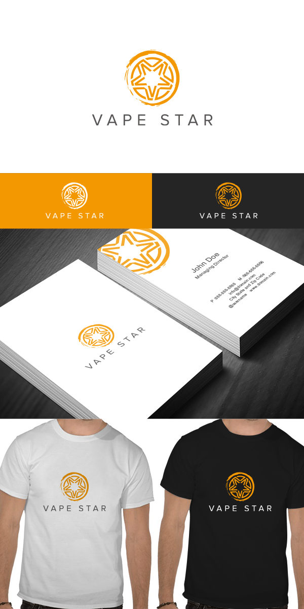 Diseño de Logo por ONW para VAPE STAR | Diseño: #3709090