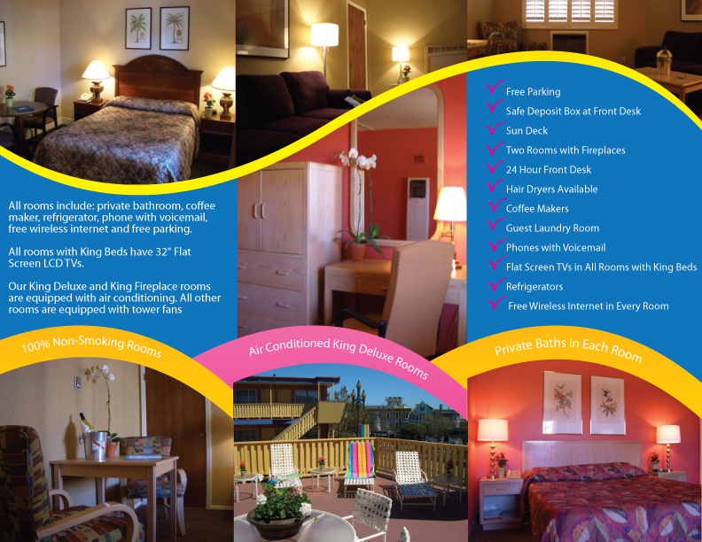 Brochure Design by BeButterfly for Becks Motor Lodge | Design #998666