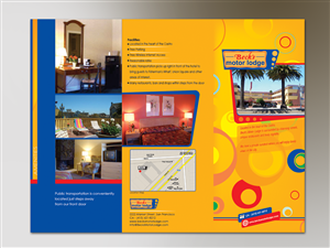Brochure Design by Inventive_Jewel for Becks Motor Lodge | Design: #1019206