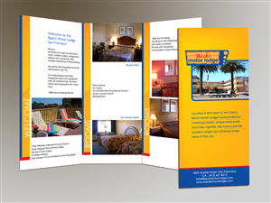 Brochure Design by Inventive_Jewel for Becks Motor Lodge | Design: #995859