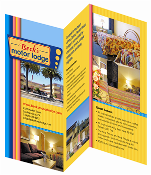 Brochure Design by HC Design for Becks Motor Lodge | Design: #989763