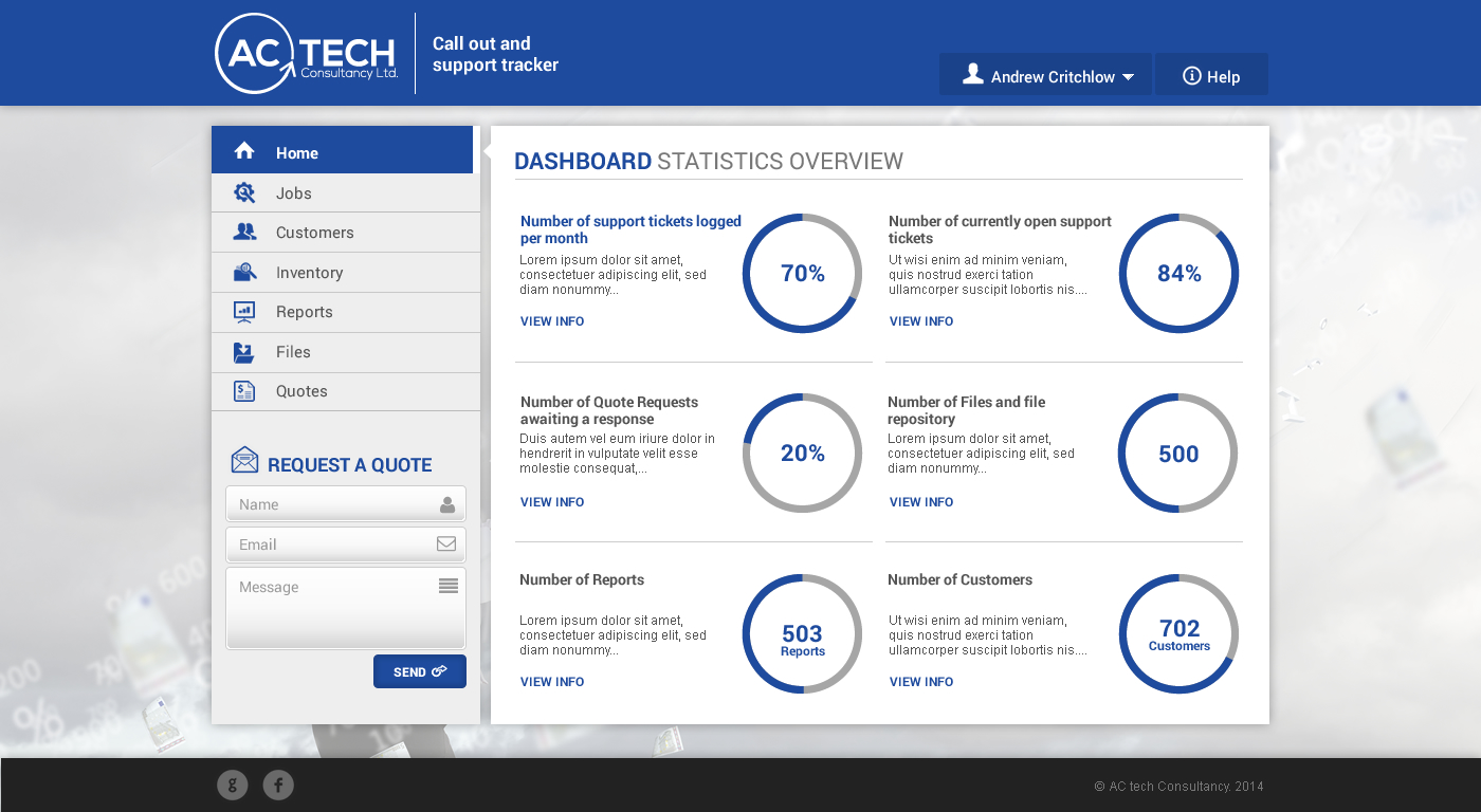 Diseño Web por Behriatech para AC Tech Consultancy Ltd | Diseño #3719447