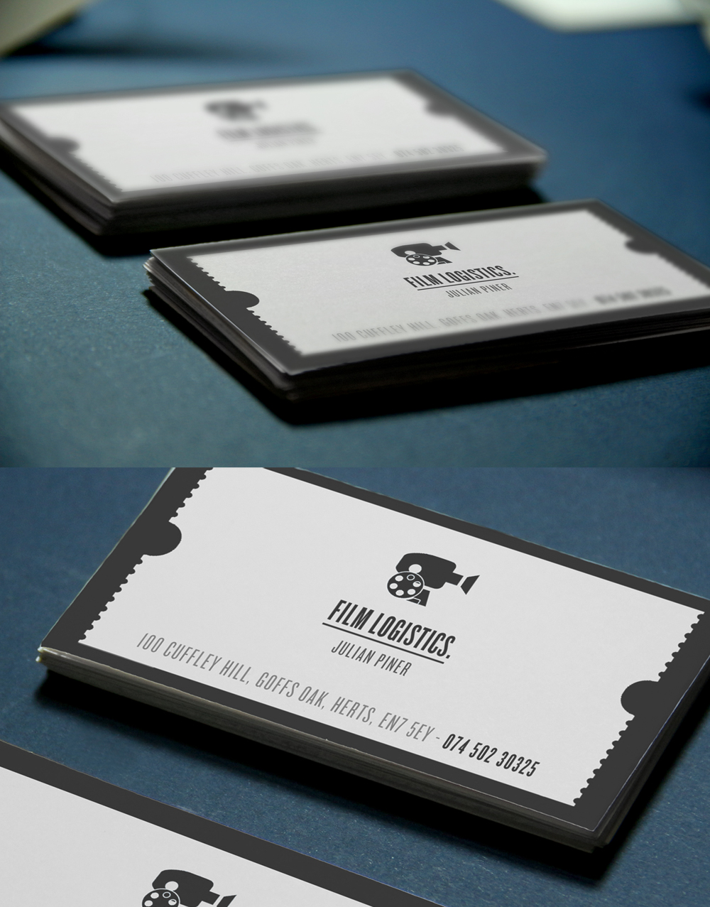 Design de Carte de Visite par Digital Mass pour Film Logistics | Design #3697868