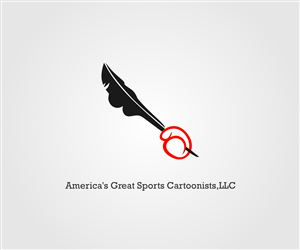 Logo Design by sirikbanget123 for America's Great Sports Cartoonists,LLC | Design: #3742046
