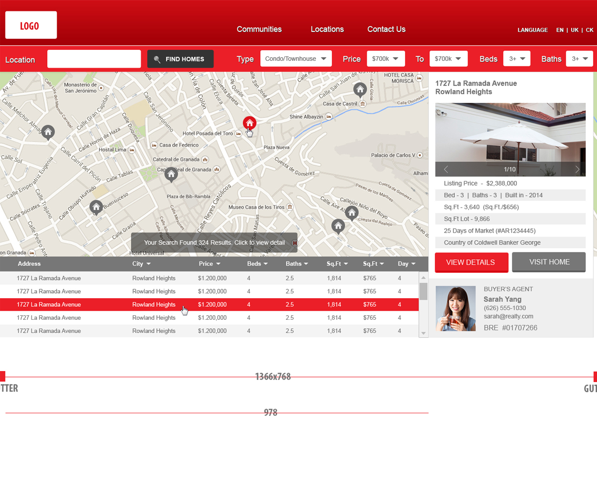 Diseño Web por aarsita para IRN Realty | Diseño #3712962