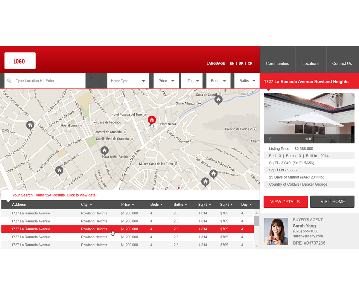 Diseño Web por aarsita para IRN Realty | Diseño #3727513