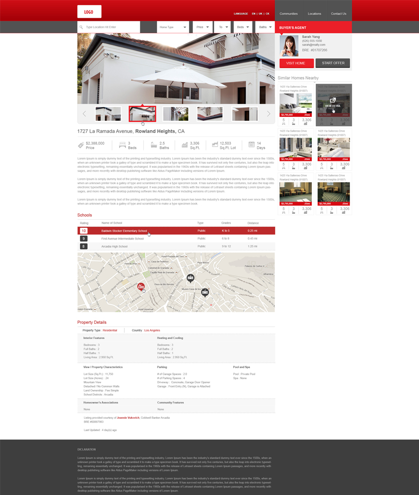 Diseño Web por aarsita para IRN Realty | Diseño #3727522