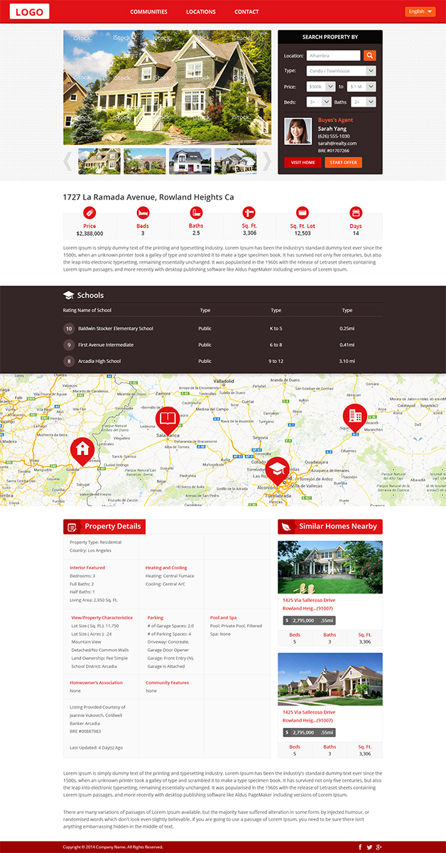 Web-Design von Mayank Patel für IRN Realty | Design #3702351