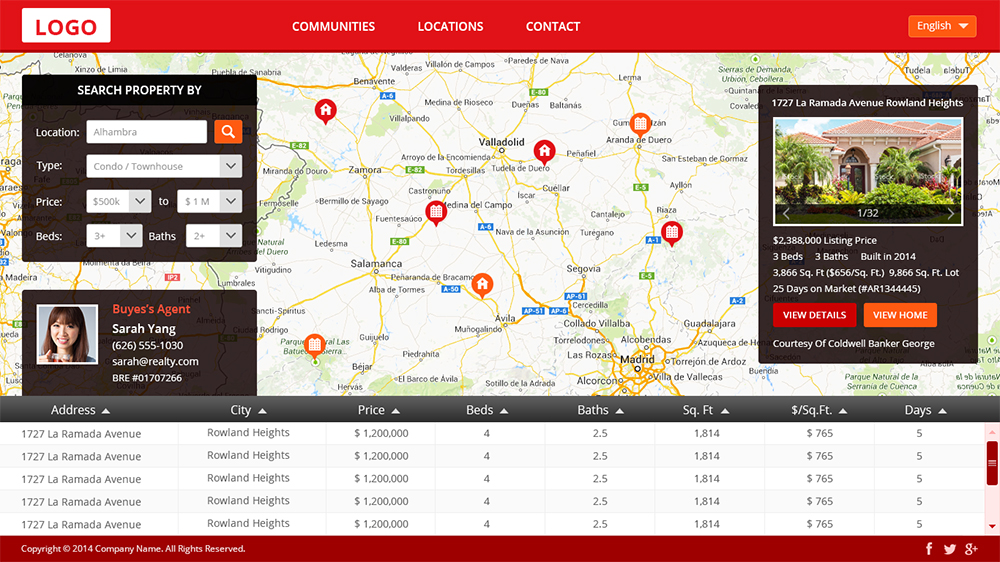 Web Design by Mayank Patel for IRN Realty | Design #3732680