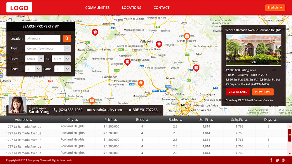 Diseño Web por Mayank Patel para IRN Realty | Diseño #3732695