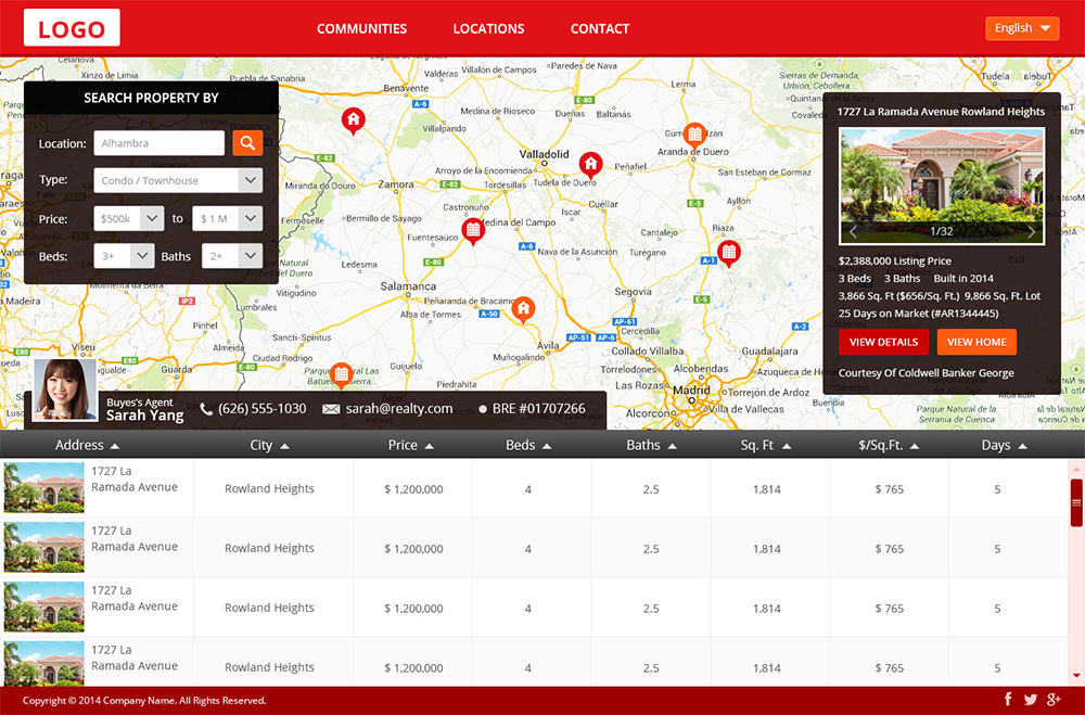 Web-Design von Mayank Patel für IRN Realty | Design #3780953