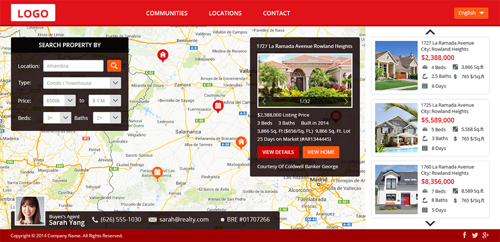 Web Design by Mayank Patel for IRN Realty | Design #3785602