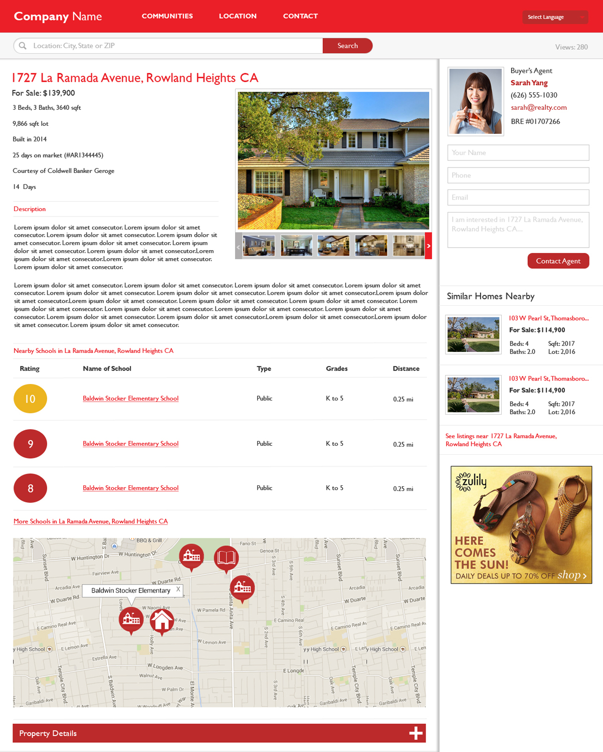Web-Design von Jagannath für IRN Realty | Design #3749174