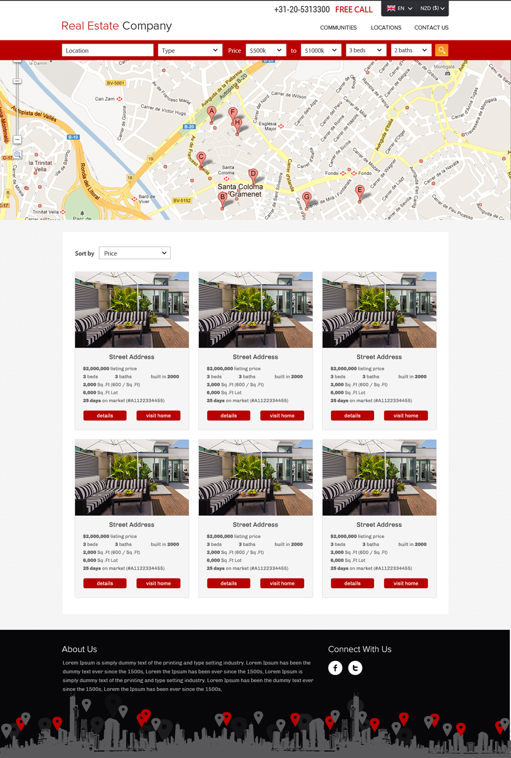 Web Design by Lauren for IRN Realty | Design #3686113