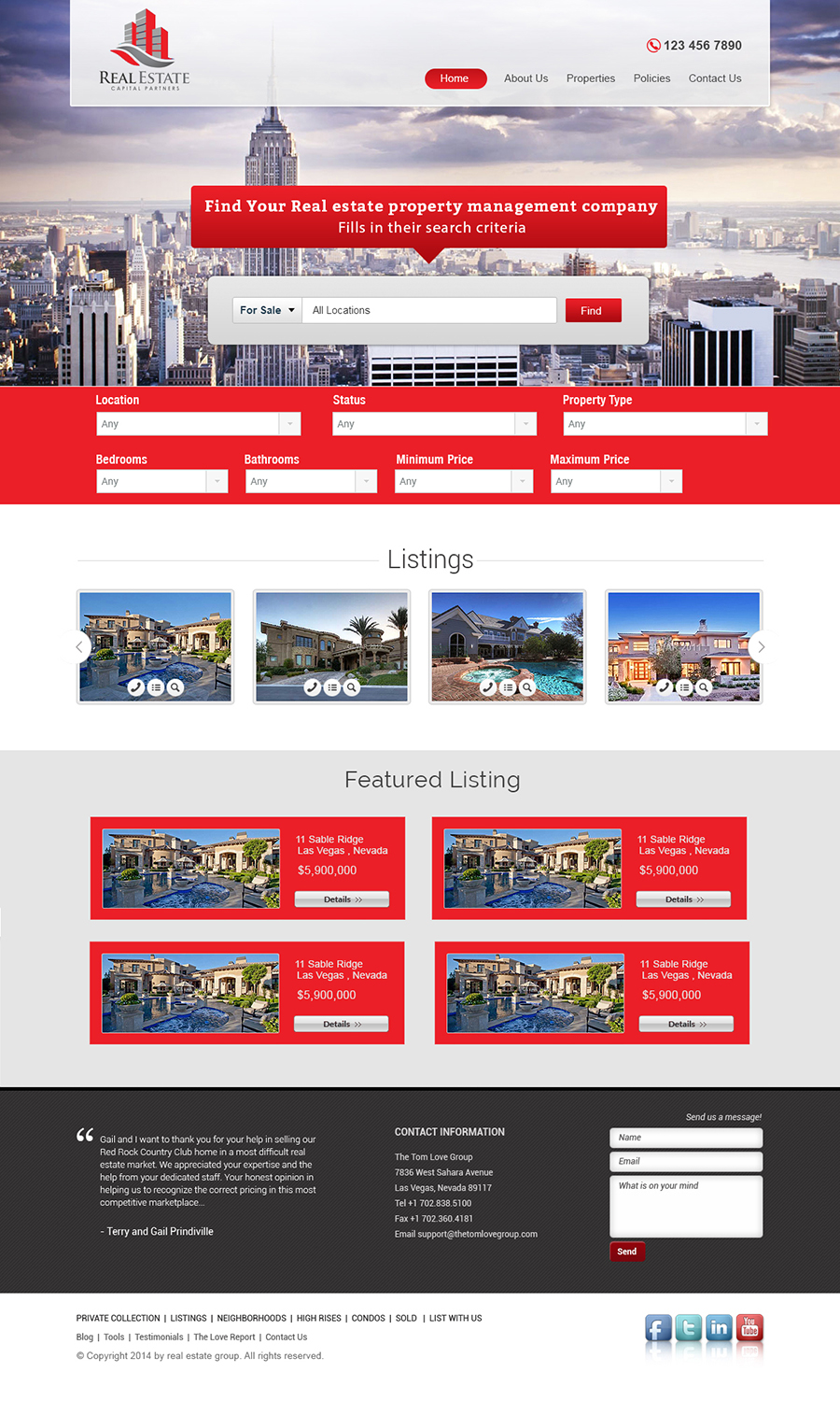 Web-Design von webxvision für IRN Realty | Design #3700174