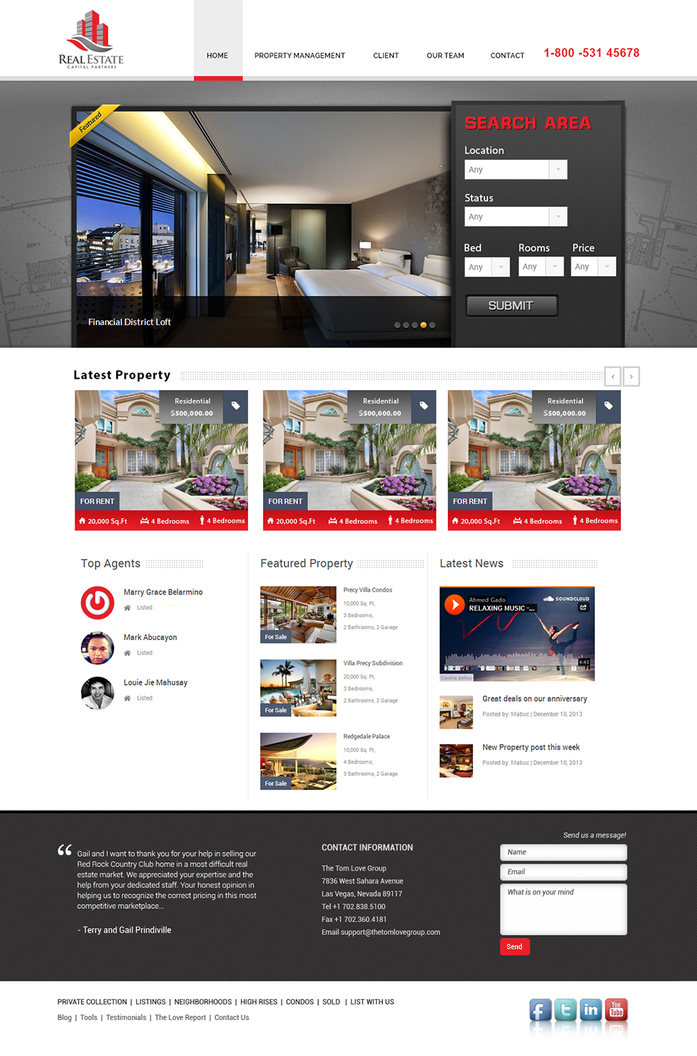 Diseño Web por webxvision para IRN Realty | Diseño #3712518