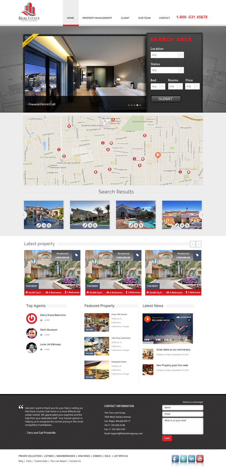 Diseño Web por webxvision para IRN Realty | Diseño #3719664