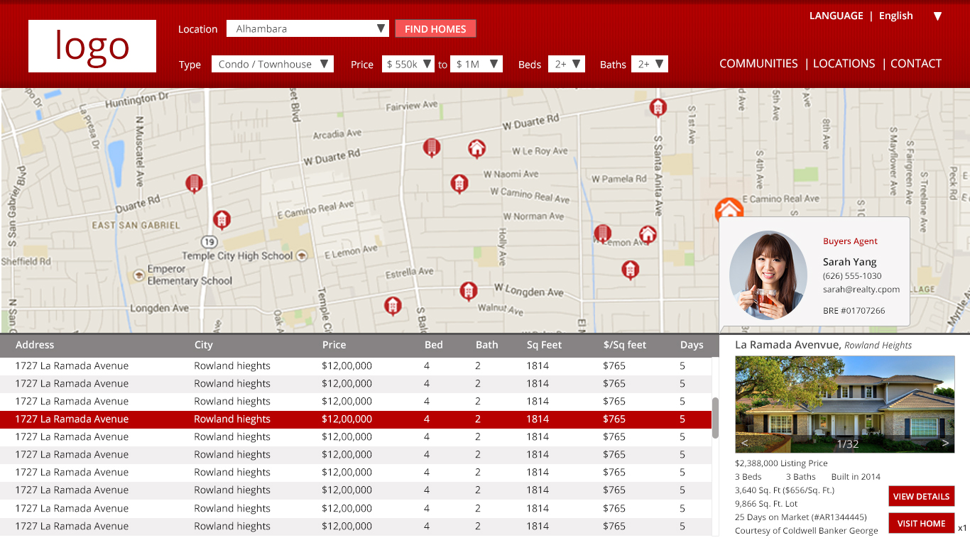 Diseño Web por pb para IRN Realty | Diseño #3699141