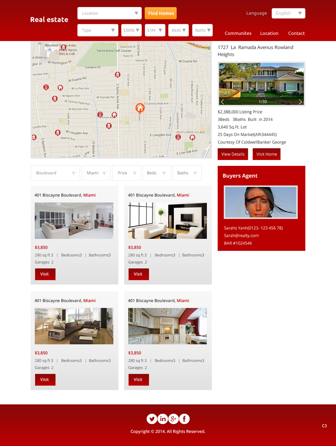 Diseño Web por pb para IRN Realty | Diseño #3699150