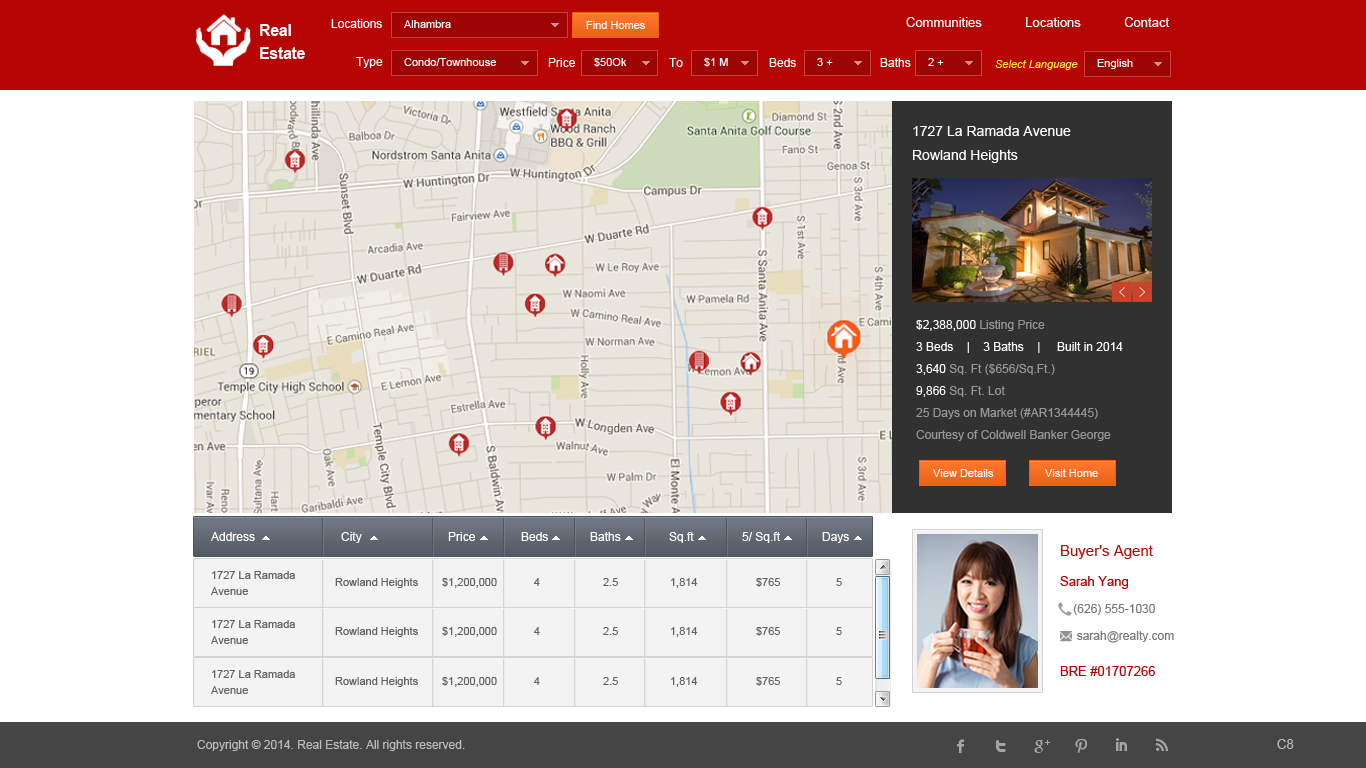 Diseño Web por pb para IRN Realty | Diseño #3699158