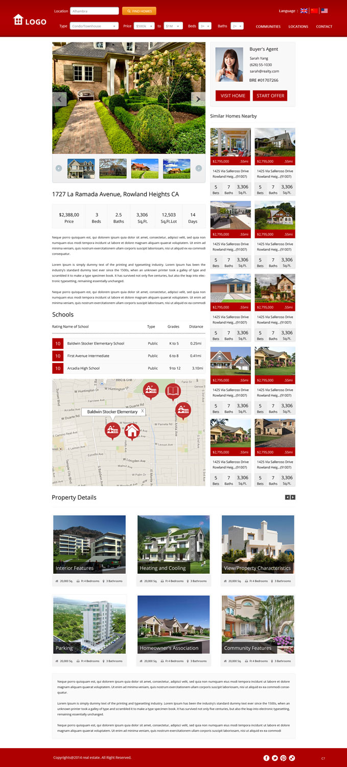 Diseño Web por pb para IRN Realty | Diseño #3699168