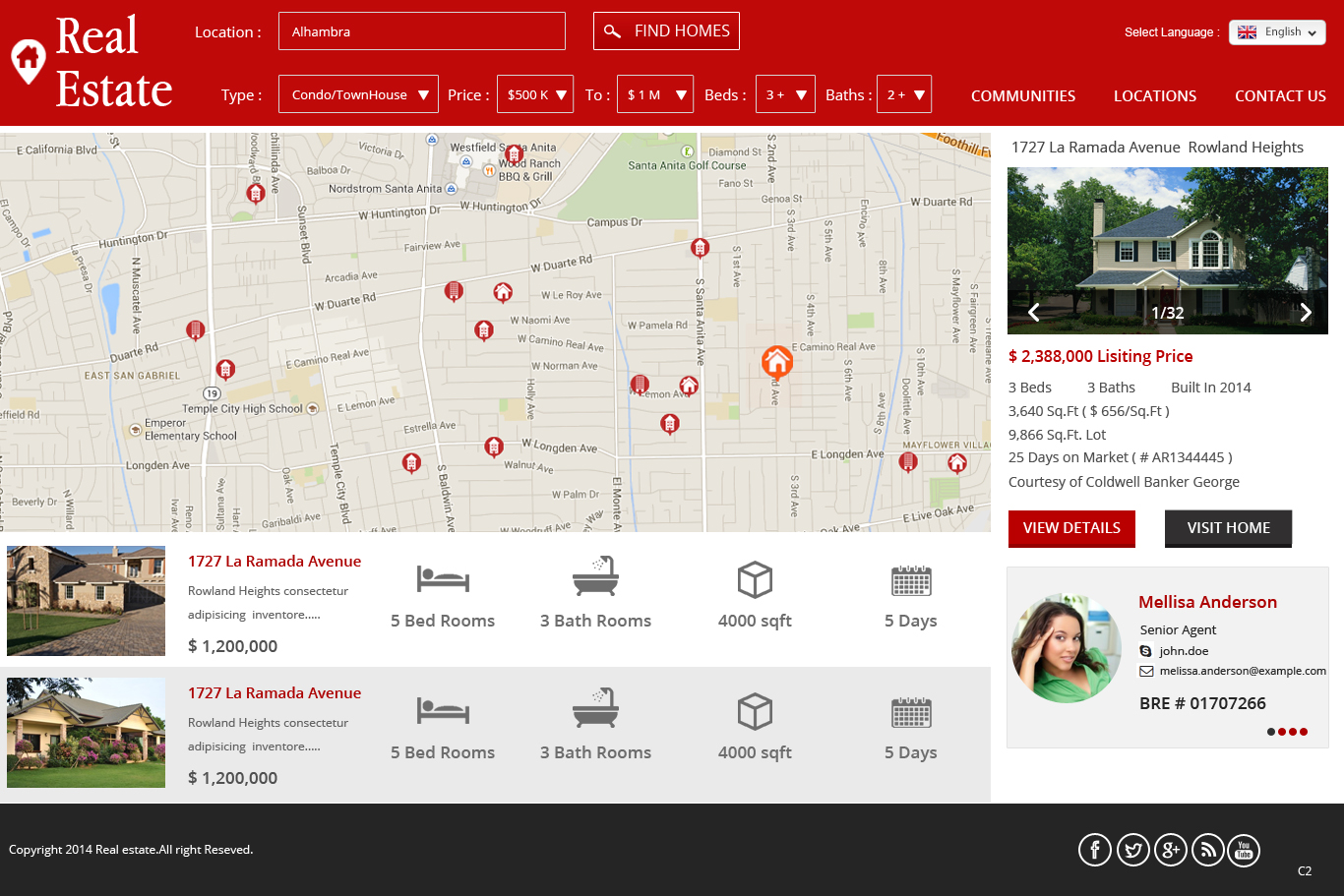 Diseño Web por pb para IRN Realty | Diseño #3699170