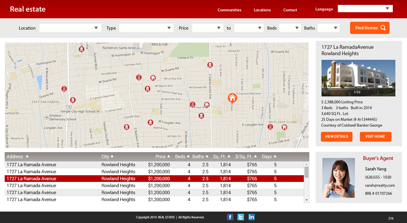 Diseño Web por pb para IRN Realty | Diseño #3699172