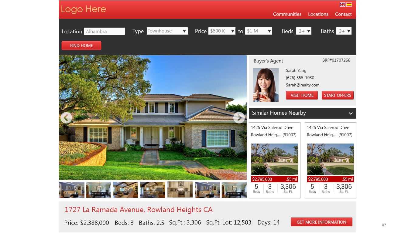 Web-Design von pb für IRN Realty | Design #3699174