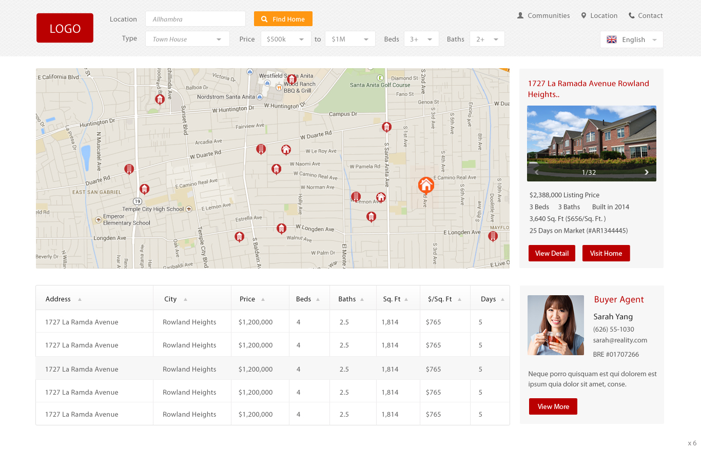 Diseño Web por pb para IRN Realty | Diseño #3699182