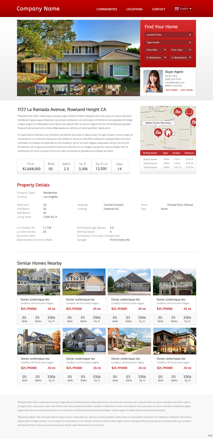 Diseño Web por pb para IRN Realty | Diseño #3699183