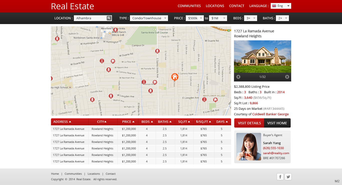 Diseño Web por pb para IRN Realty | Diseño #3699188