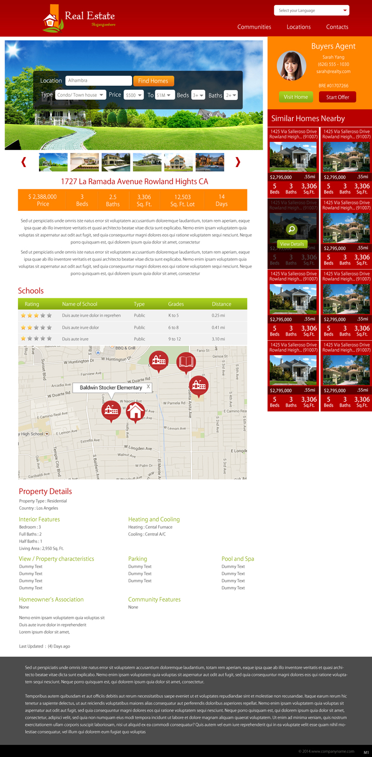 Web-Design von pb für IRN Realty | Design #3732184